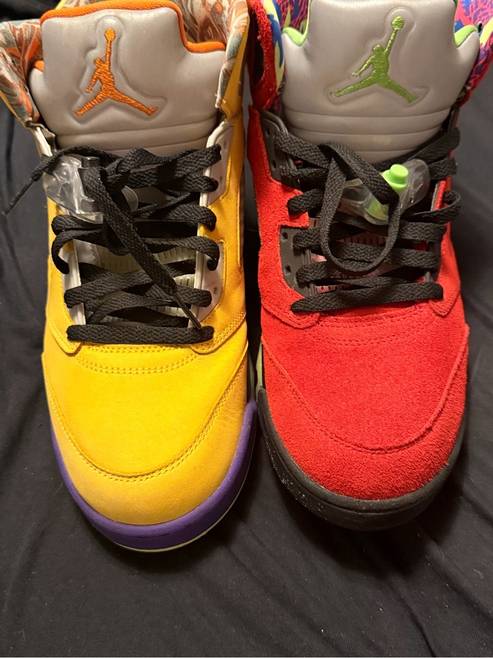 Jordan Men’s Sneakers in Yellow, Red & Purple Accent
